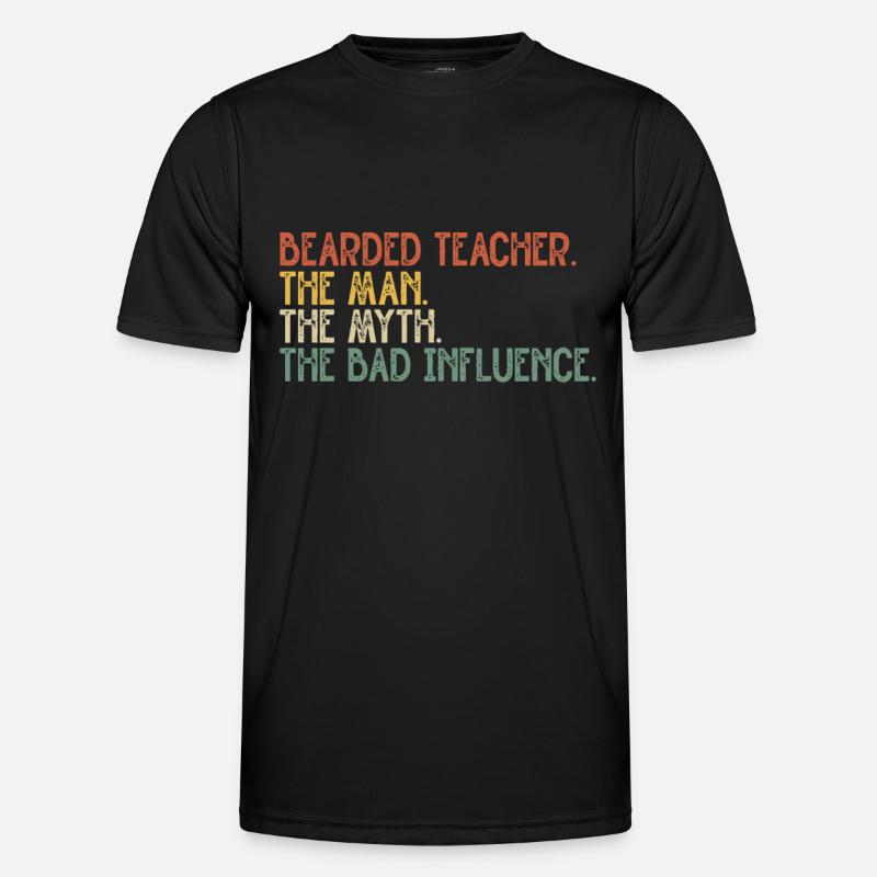 Bearded teacher Men's Functional T-Shirt