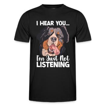 Berner - Männer Funktions-T-Shirt - Schwarz - Vorne - AI Model Male 178 dark (178cm)