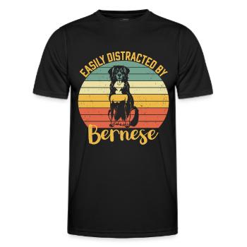 Berner - Männer Funktions-T-Shirt - Schwarz - Vorne - AI Model Male 178 dark (178cm)