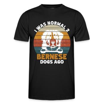 Berner - Männer Funktions-T-Shirt - Schwarz - Vorne - AI Model Male 178 dark (178cm)