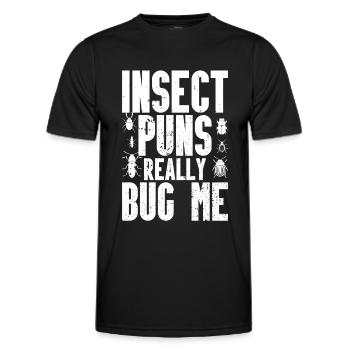 Insecte - T-shirt sport Homme - noir - Devant - AI Model Male 178 dark (178cm)