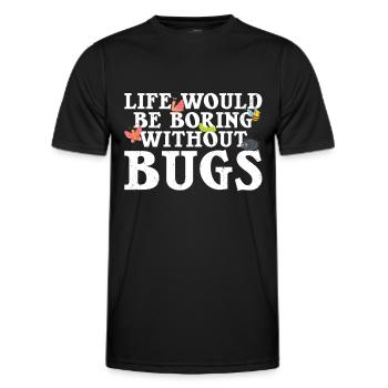 Insecte - T-shirt sport Homme - noir - Devant - AI Model Male 178 dark (178cm)