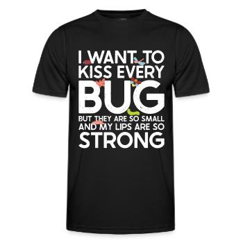 Insecte - T-shirt sport Homme - noir - Devant - AI Model Male 178 dark (178cm)