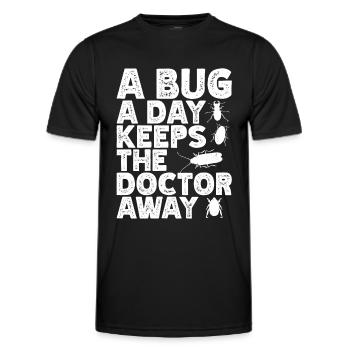 Insecte - T-shirt sport Homme - noir - Devant - AI Model Male 178 dark (178cm)