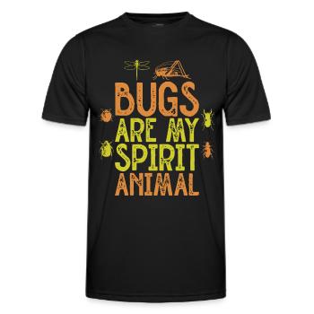 Insecte - T-shirt sport Homme - noir - Devant - AI Model Male 178 dark (178cm)