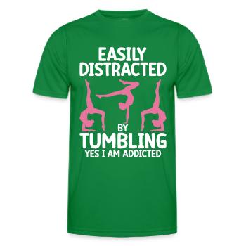 Stolpern - Männer Funktions-T-Shirt - Kelly Green - Vorne - AI Model Male 178 dark (178cm)