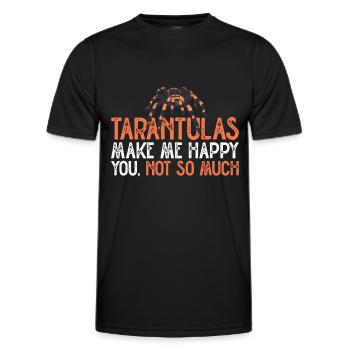 Tarantula - Men's Functional T-Shirt - black - Front - AI Model Male 178 dark (178cm)