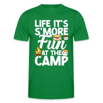 Marshmallow S'more - Men's Functional T-Shirt - kelly green - Front - AI Model Male 178 dark (178cm)