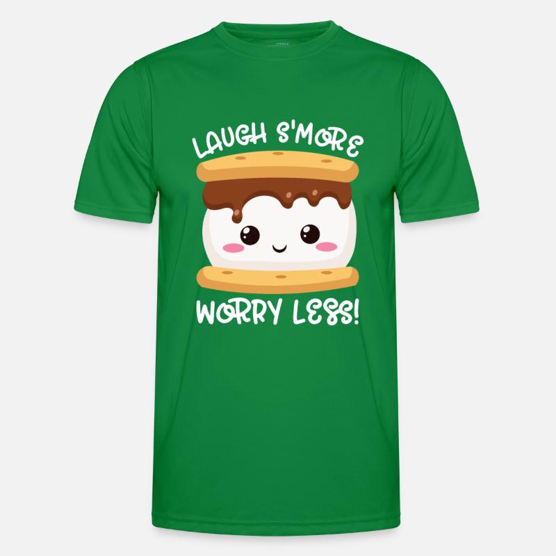 Marshmallow S'more Männer Funktions-T-Shirt