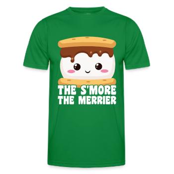 Marshmallow S'more - Men's Functional T-Shirt - kelly green - Front - AI Model Male 178 dark (178cm)