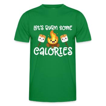 Marshmallow S'more - Men's Functional T-Shirt - kelly green - Front - AI Model Male 178 dark (178cm)