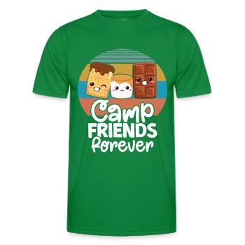 Marshmallow S'more - Men's Functional T-Shirt - kelly green - Front - AI Model Male 178 dark (178cm)