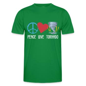 Tornado - Men's Functional T-Shirt - kelly green - Front - AI Model Male 178 dark (178cm)