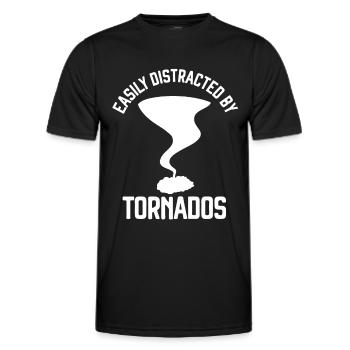 Tornado - Männer Funktions-T-Shirt - Schwarz - Vorne - AI Model Male 178 dark (178cm)