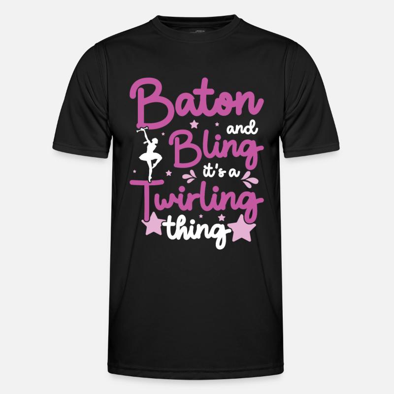 Tambourstab wervelend Functioneel T-shirt voor mannen