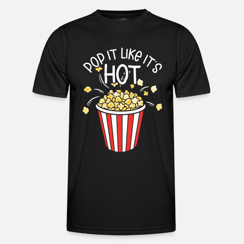 Popcorn - Men's Functional T-Shirt - black
