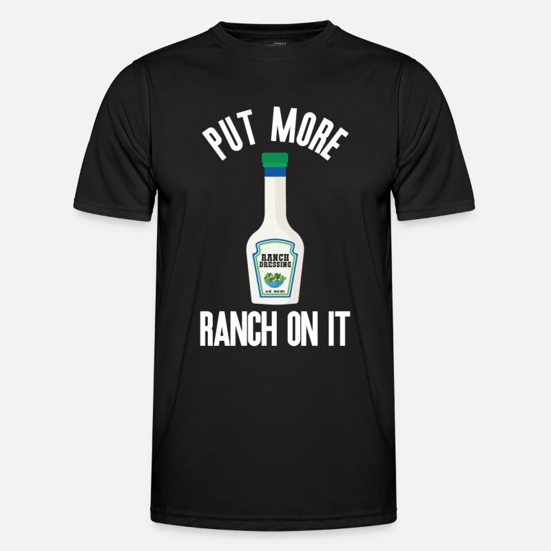 Ranch -Dressing -Ranch -Salatdressing - Männer Funktions-T-Shirt - Schwarz