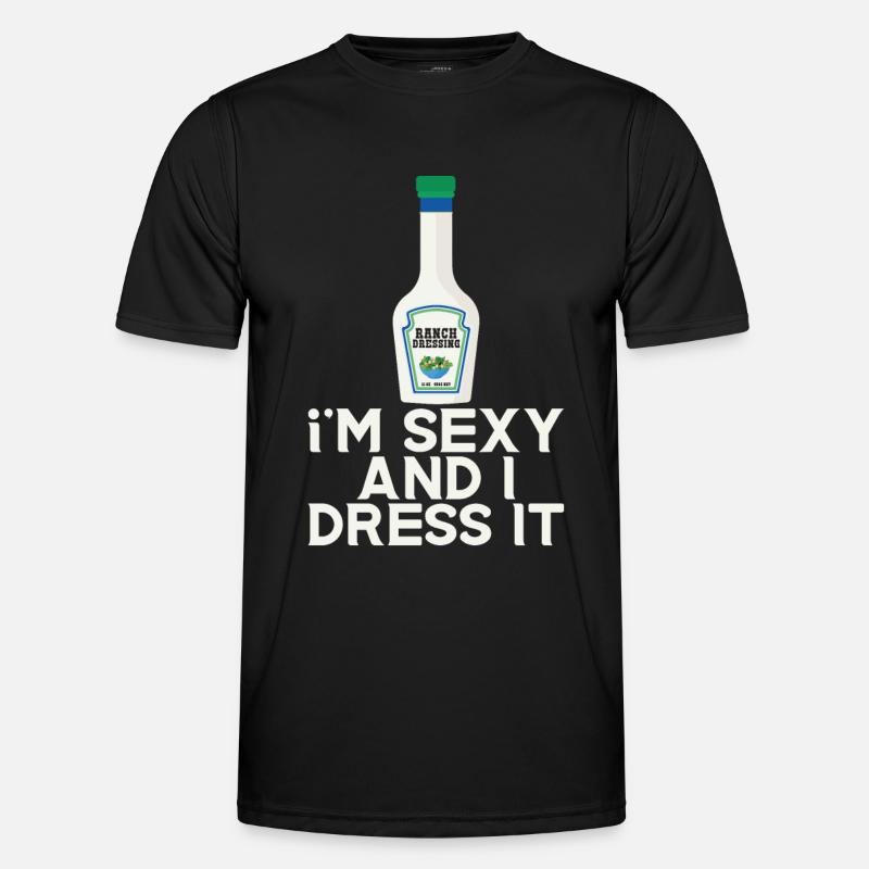Ranch -Dressing -Ranch -Salatdressing - Männer Funktions-T-Shirt - Schwarz