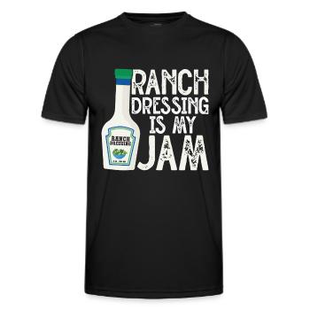 Ranch -Dressing -Ranch -Salatdressing - Männer Funktions-T-Shirt - Schwarz - Vorne - AI Model Male 178 dark (178cm)