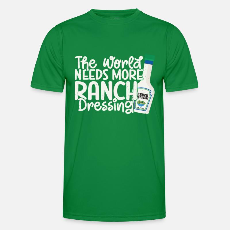 Ranch -Dressing -Ranch -Salatdressing Männer Funktions-T-Shirt