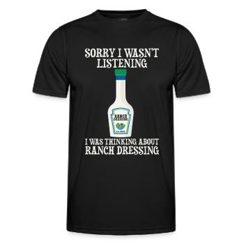 Ranch -Dressing -Ranch -Salatdressing - Männer Funktions-T-Shirt - Schwarz - Vorne - AI Model Male 178 dark (178cm)