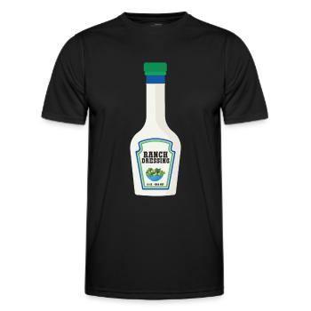 Ranch -Dressing -Ranch -Salatdressing - Männer Funktions-T-Shirt - Schwarz - Vorne - AI Model Male 178 dark (178cm)