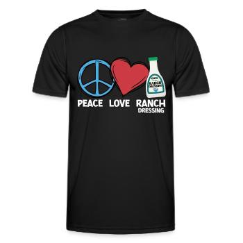 Ranch -Dressing -Ranch -Salatdressing - Männer Funktions-T-Shirt - Schwarz - Vorne - AI Model Male 178 dark (178cm)