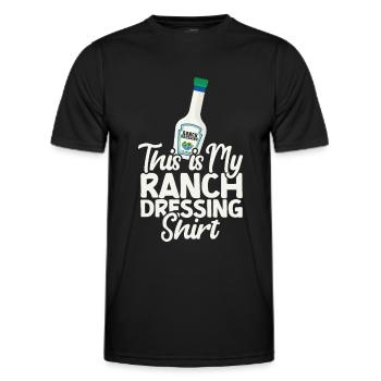 Ranch -Dressing -Ranch -Salatdressing - Männer Funktions-T-Shirt - Schwarz - Vorne - AI Model Male 178 dark (178cm)