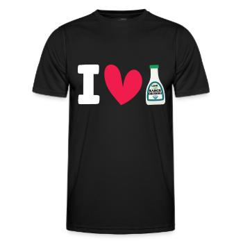 Ranch -Dressing -Ranch -Salatdressing - Männer Funktions-T-Shirt - Schwarz - Vorne - AI Model Male 178 dark (178cm)
