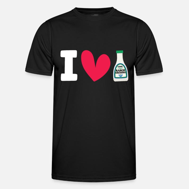 Ranch -Dressing -Ranch -Salatdressing - Männer Funktions-T-Shirt - Schwarz