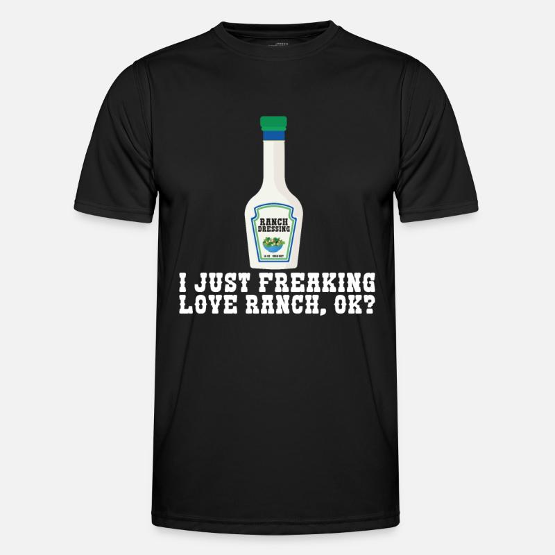 Ranch -Dressing -Ranch -Salatdressing - Männer Funktions-T-Shirt - Schwarz