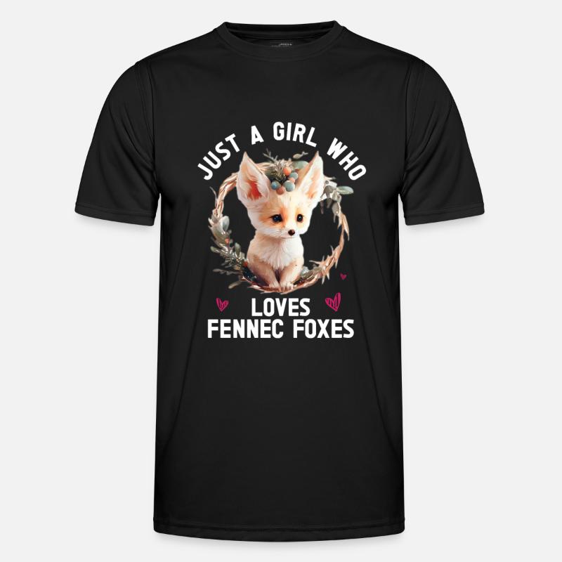 Fennec Fox - Men's Functional T-Shirt - black