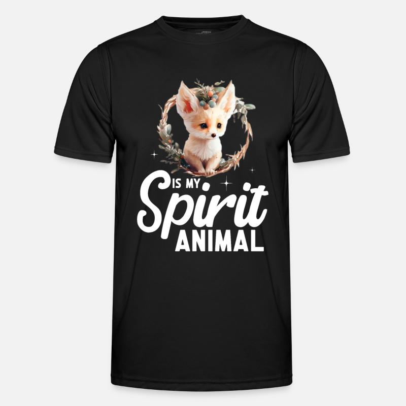 Fennec Fox - Men's Functional T-Shirt - black