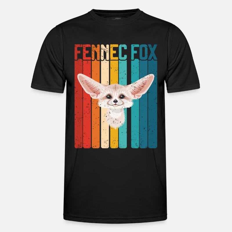 Fennec Fox - Men's Functional T-Shirt - black