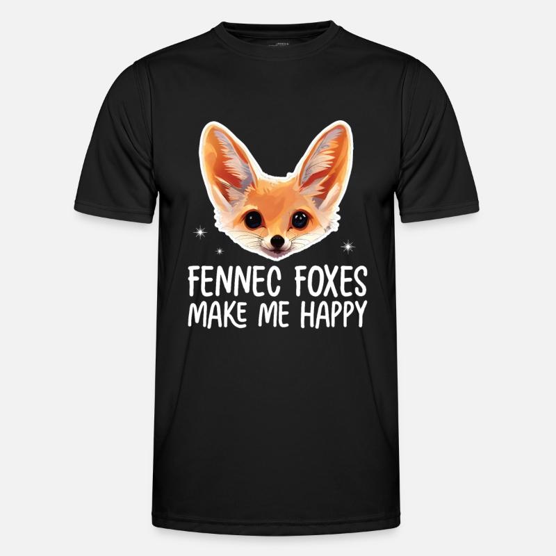 Fennec Fox - Men's Functional T-Shirt - black