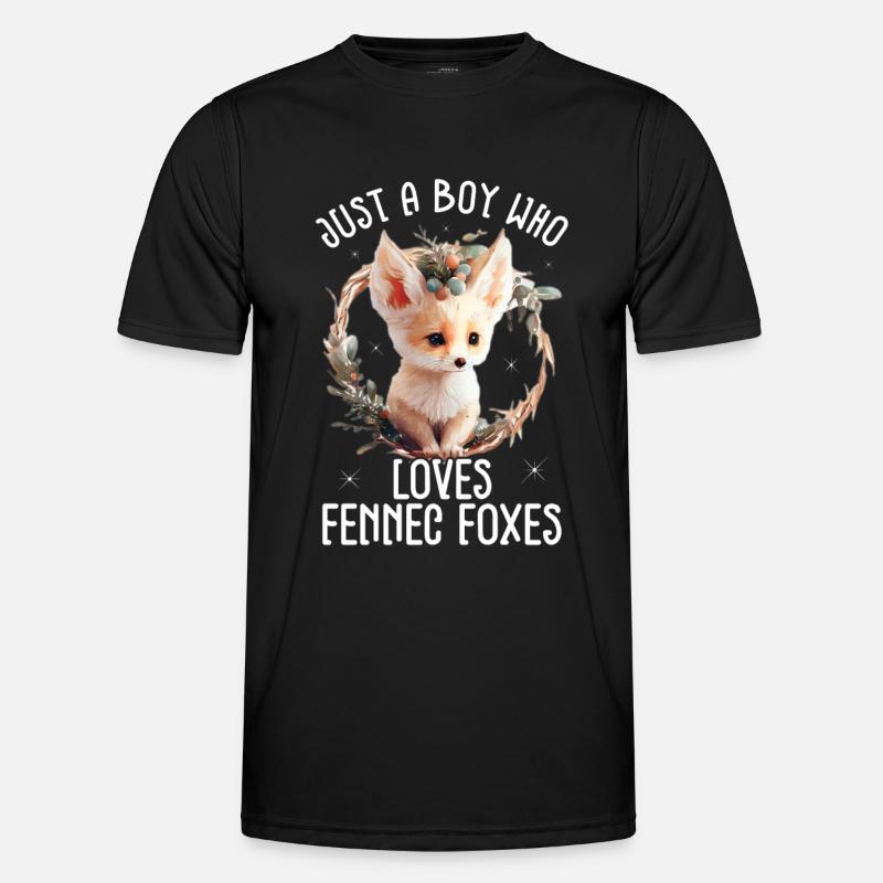 Fennec Fox - Men's Functional T-Shirt - black