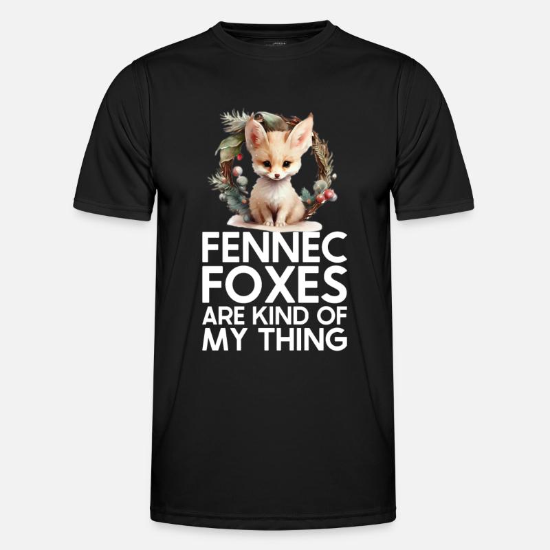 Fennec Fox - Men's Functional T-Shirt - black