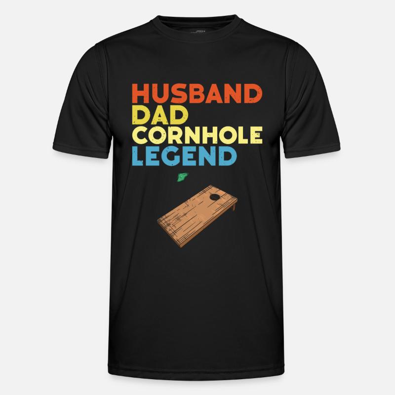 Cornhole - Men's Functional T-Shirt - black