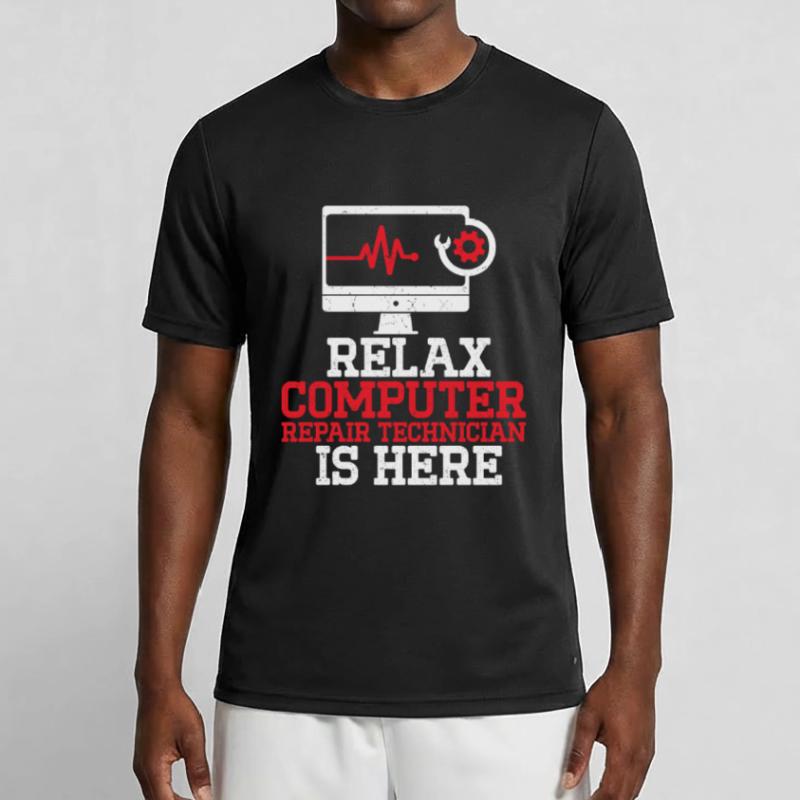Computer Repair Technology Support Technology Men's Functional T-Shirt