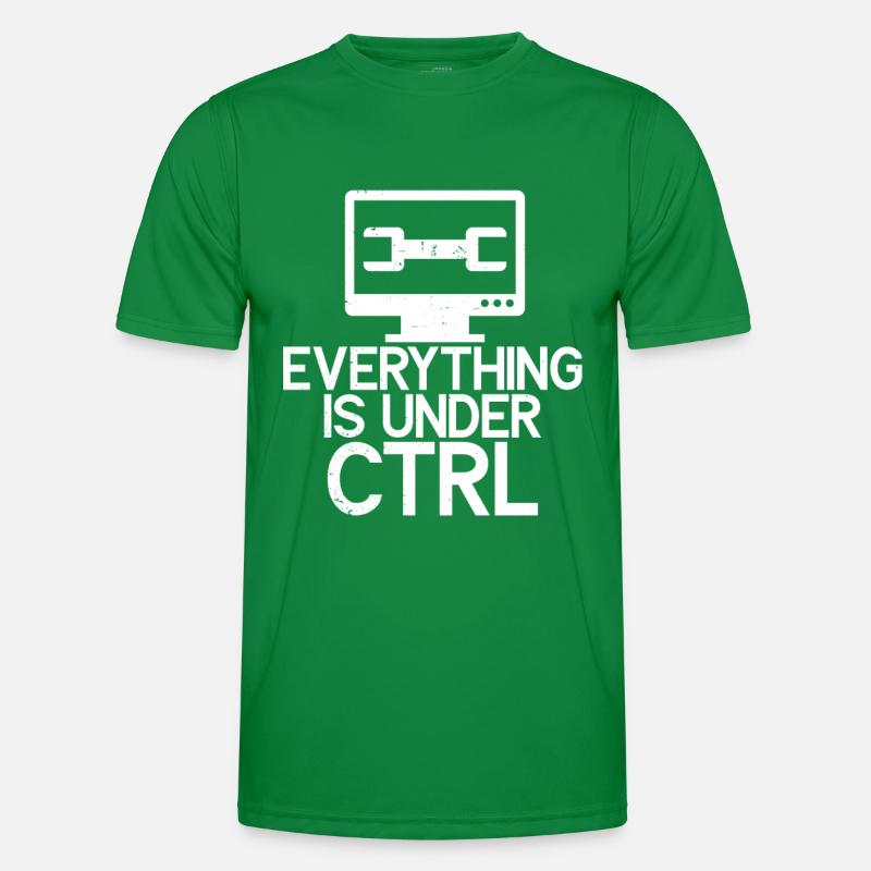 Computerreparaturtechnologie -Support -Technologie Männer Funktions-T-Shirt