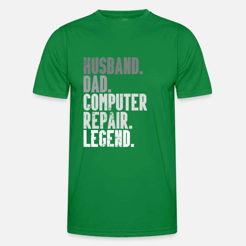 Computerreparaturtechnologie -Support -Technologie Männer Funktions-T-Shirt