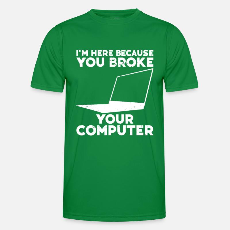 Computerreparaturtechnologie -Support -Technologie Männer Funktions-T-Shirt