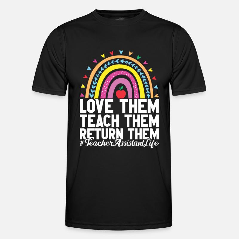 Lehrer -Assistenten Schulleiter Unterricht - Männer Funktions-T-Shirt - Schwarz