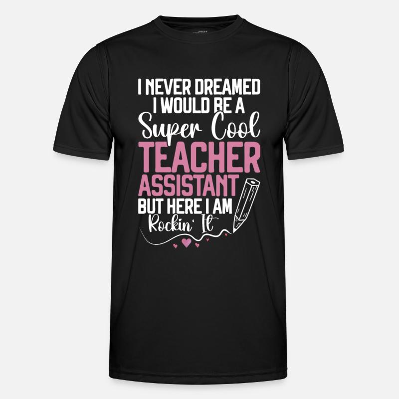 Teacher -Assistant Headmaster Teaching - Men's Functional T-Shirt - black