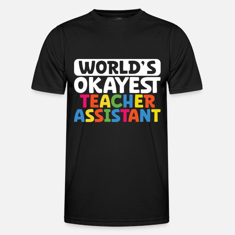 Lehrer -Assistenten Schulleiter Unterricht - Männer Funktions-T-Shirt - Schwarz