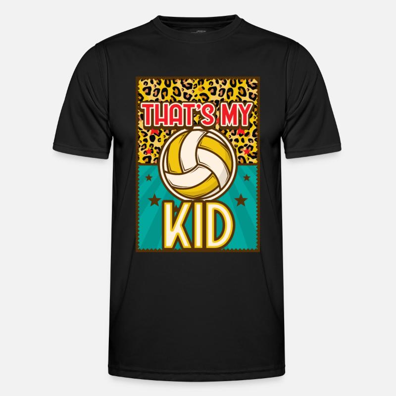 Volleyball Mutter Volleyball Mutter - Männer Funktions-T-Shirt - Schwarz