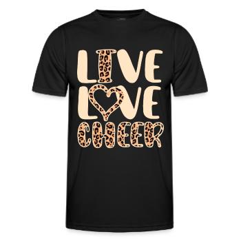Pom-pom girl Cheerleading Jeunes - T-shirt sport Homme - noir - Devant - AI Model Male 178 dark (178cm)