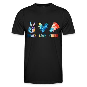 Pom-pom girl Cheerleading Jeunes - T-shirt sport Homme - noir - Devant - AI Model Male 178 dark (178cm)