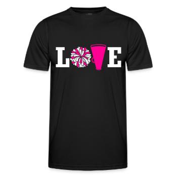 Pom-pom girl Cheerleading Jeunes - T-shirt sport Homme - noir - Devant - AI Model Male 178 dark (178cm)