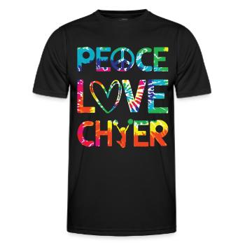 Cheerleadermädchen Cheerleading Jubel Jugend - Männer Funktions-T-Shirt - Schwarz - Vorne - AI Model Male 178 dark (178cm)